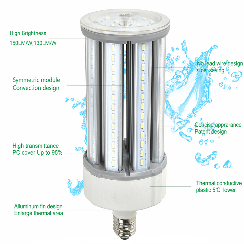 LED majslys